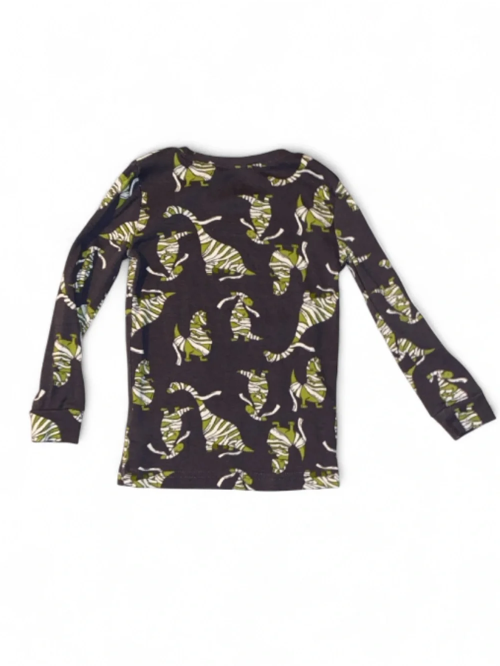 Tommy Bahama Black and Green Dinosaur Print Kids Pajama Set